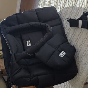 New WILO The Label puffer travel overnight bag with mini bags, strap